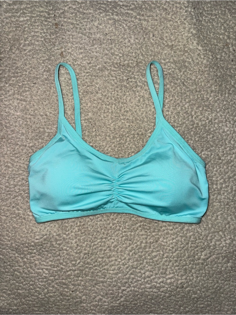 Light Blue Ruched Bralette - Women Intimates & Sleepwear